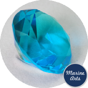 9266 - Glass Gem - Turquoise Blue